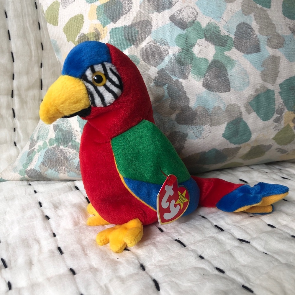 Ty Beanie Baby Jabber the Parrot 1998